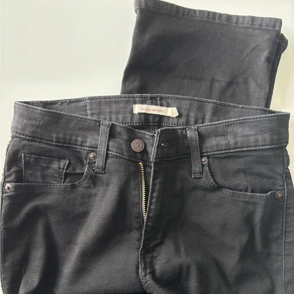 Levi's Black Boot Cut Jeans for Women